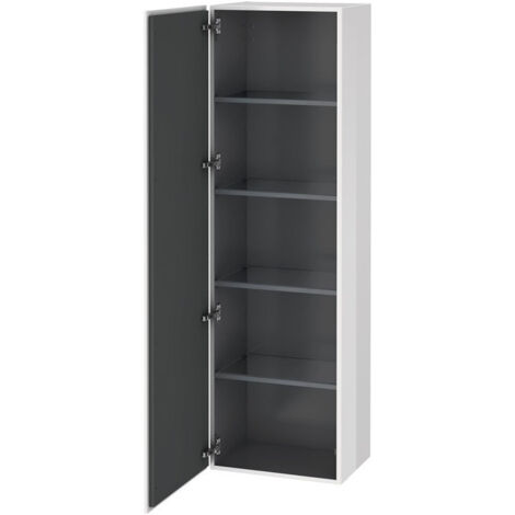 Armoire L-CUBE 500x363x1760mm ouverture gauche blanc brillant