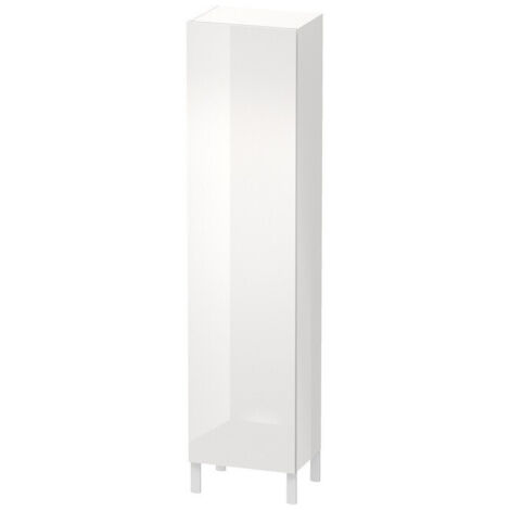 Armoire L-CUBE INDIVIDUAL 250/500x200/363x1321/2000mm ouverture gauche blanc brillant