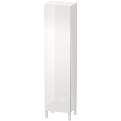 Armoire L-CUBE INDIVIDUAL 250/500x200/363x1321/2000mm ouverture gauche blanc brillant