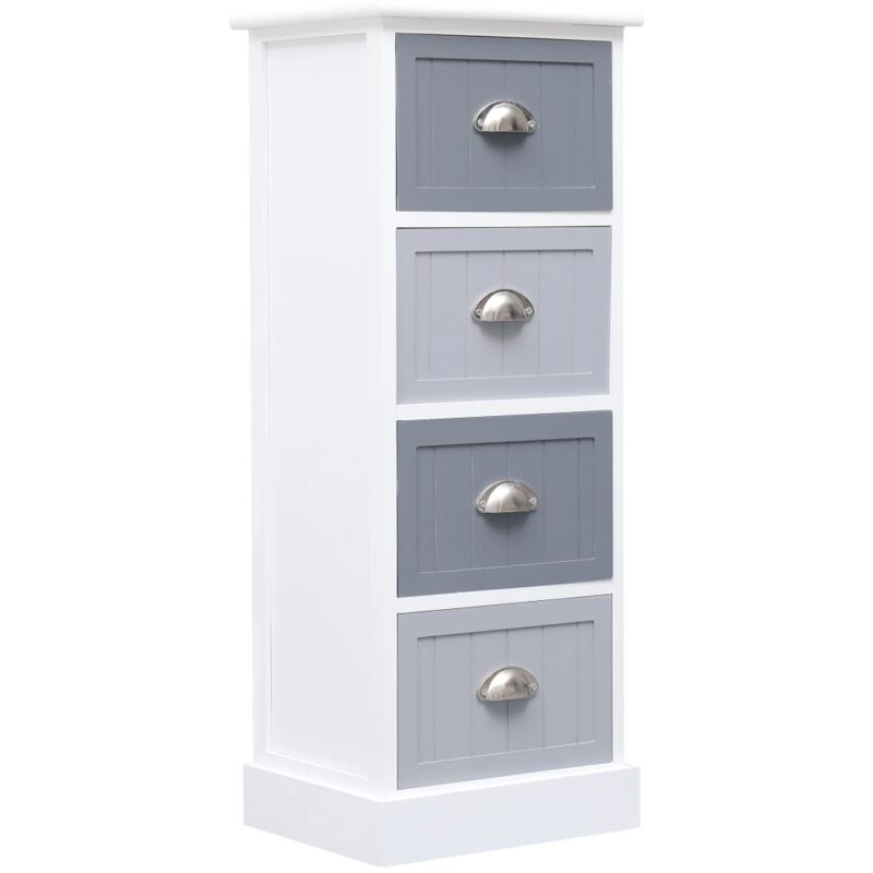 Armoire latérale 35x30x90 cm Bois de Paulownia