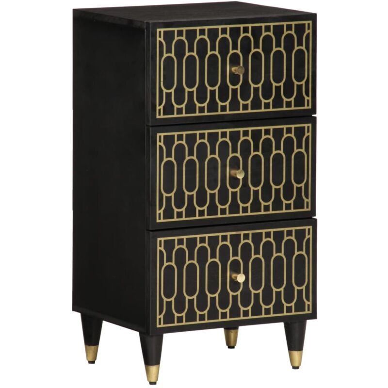 Vidaxl - Armoire latérale 40x33x75 cm bois massif de manguier