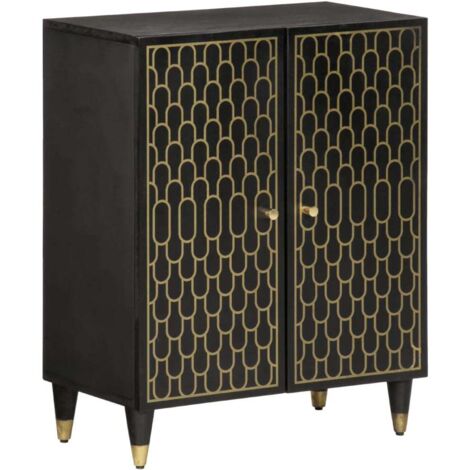 Armoire latérale 60x33x75 cm bois massif de manguier vidaXL