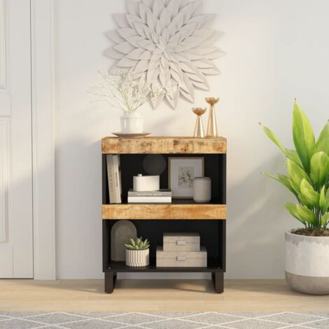 Armoire latérale 60x33x75 cm bois massif de manguier vidaXL