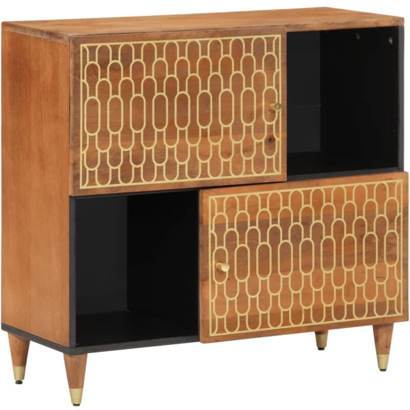 Vidaxl - Armoire latérale 80x33x75 cm bois massif de manguier