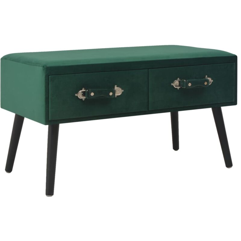 Vidaxl - Table basse Vert 80x40x46 cm Velours