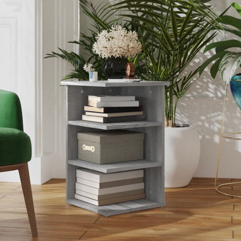 Vidaxl - Armoire latérale Sonoma gris 35x35x55 cm Bois d'ingénierie