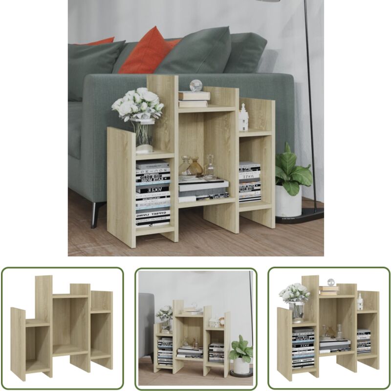 Les Tendances - The Living Store Armoire latérale Chêne sonoma 60x26x60 cm Aggloméré - Meuble De Salon - Buffet - Meuble Rangement - Commode Les Tendances - The Living Store Armoire latérale Chêne sonoma 60x26x60 cm Aggloméré - Meuble De Salon - Buffet - Meuble Rangement - Commode