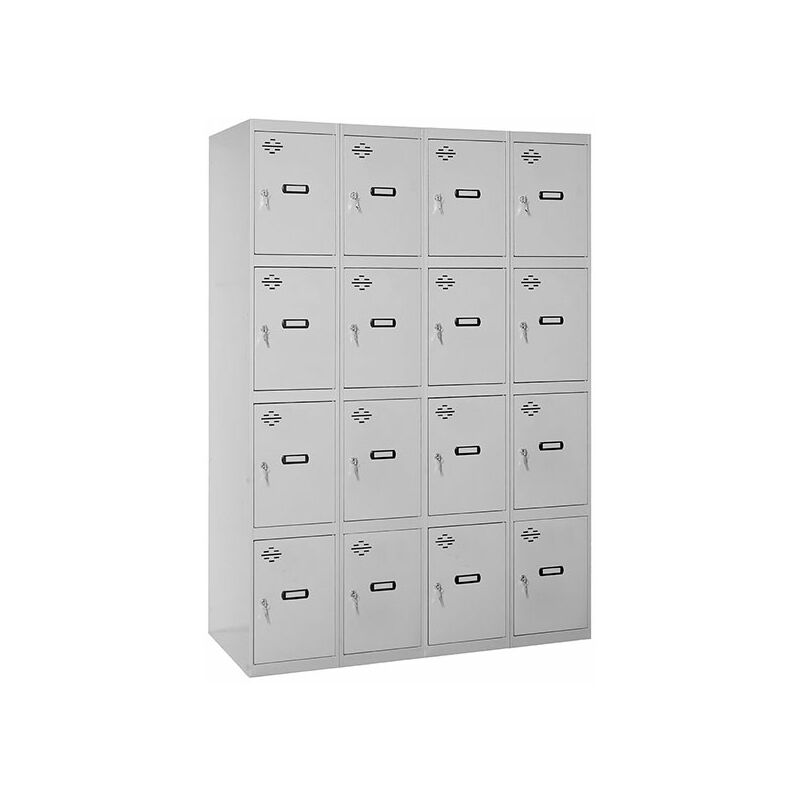 Simonrack - SIMONLOCKER PROF. MON. 4 DOORS 4/16 300 (1200) GRIS