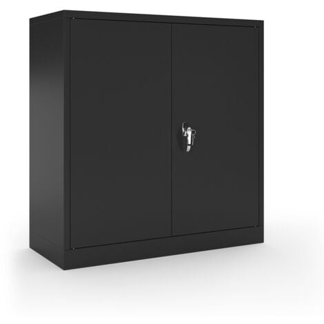 Armoire métallique , Noir, 85 x 90 cm, Vicco