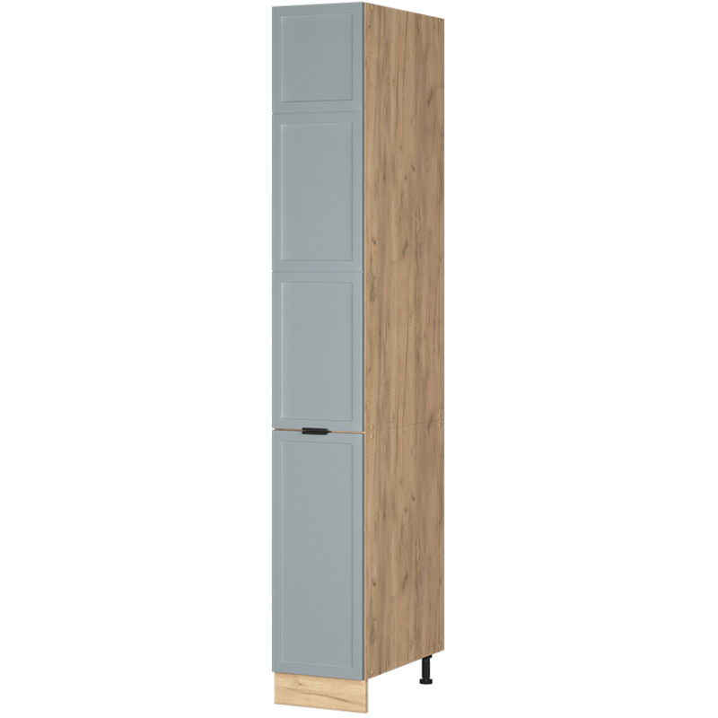 Meuble haute de cuisine Fame-Line, Bleu clair-gris, 30 cm Vicco