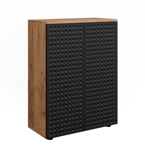 Meuble de rangement de salle de bain Irma, Anthracite, 60 x 81 cm, Vicco