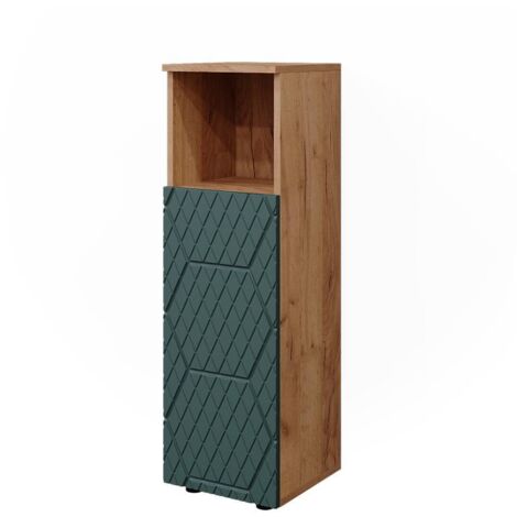 Vicco – Armoire midisch Irma – Chêne doré – Dimensions 30 x 95 x 30 cm – Panneau de particules 16 mm – Installation facile
