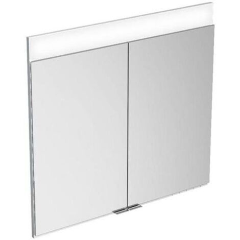 Armoire miroir Edition 400 710 x 650 x 154 mm installation murale, miroir chauffant KEUCO