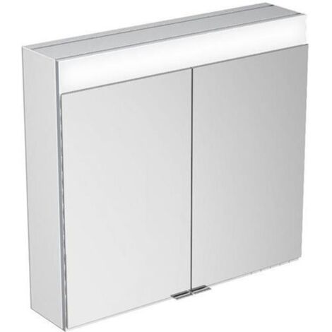 Armoire miroir Edition 400 710 x 650 x 167 mm rallonge murale, miroir chauffant KEUCO
