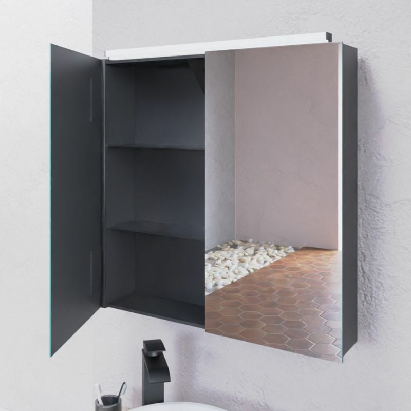 Armoire miroir led mirbox - 60 cm