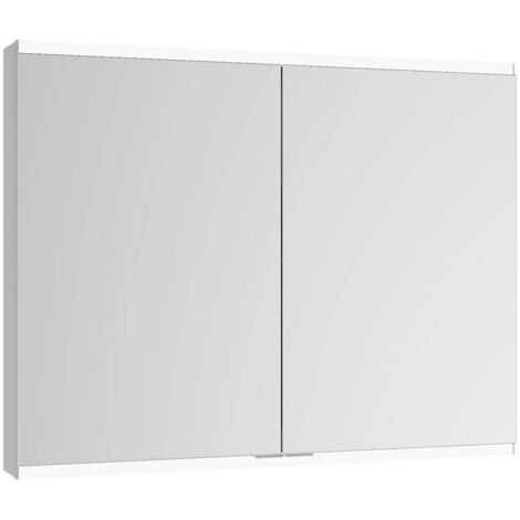 Armoire miroir Royal Modular 2.0 700x700x160mm rallonge murale anodisée argent, sans prises KEUCO
