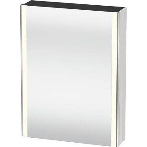 Armoire miroir XSQUARE 600x800x156mm 27 W avec porte à gauche