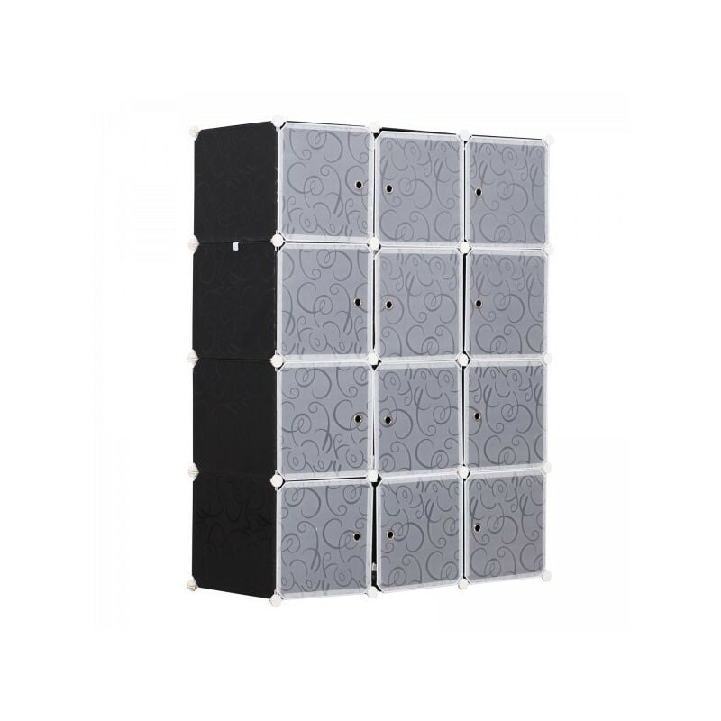 MH - Armoire moduconning noir et blanc