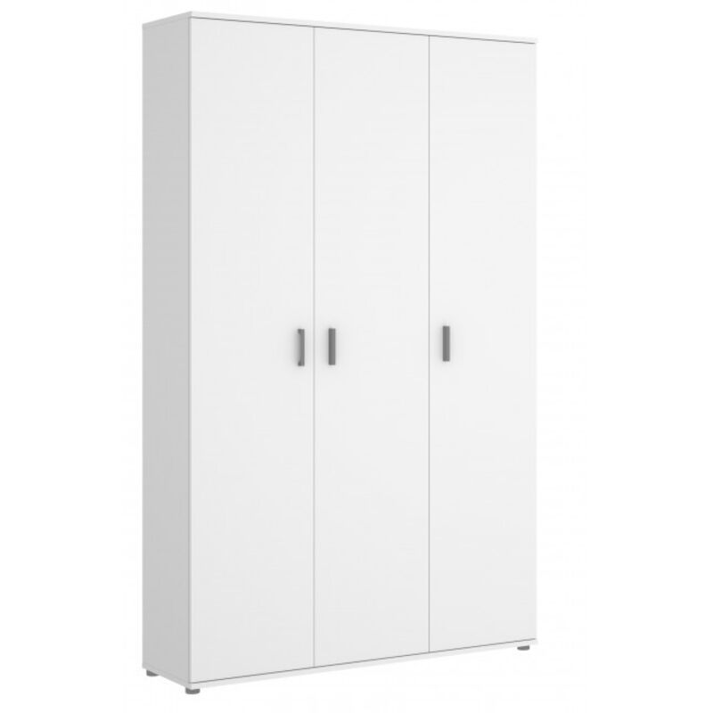 Armoire 116x190h blanc mat - Marte