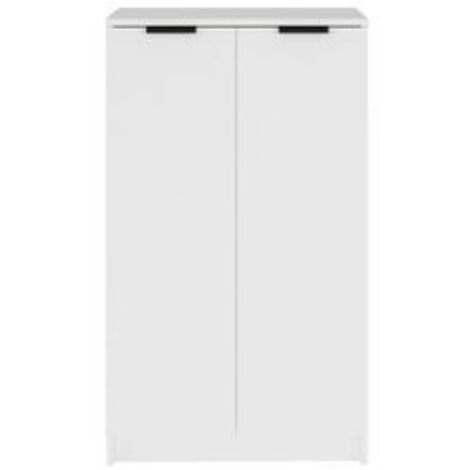Armoire multifonction basse 59cm - Simplicité et Solidité-Blanc