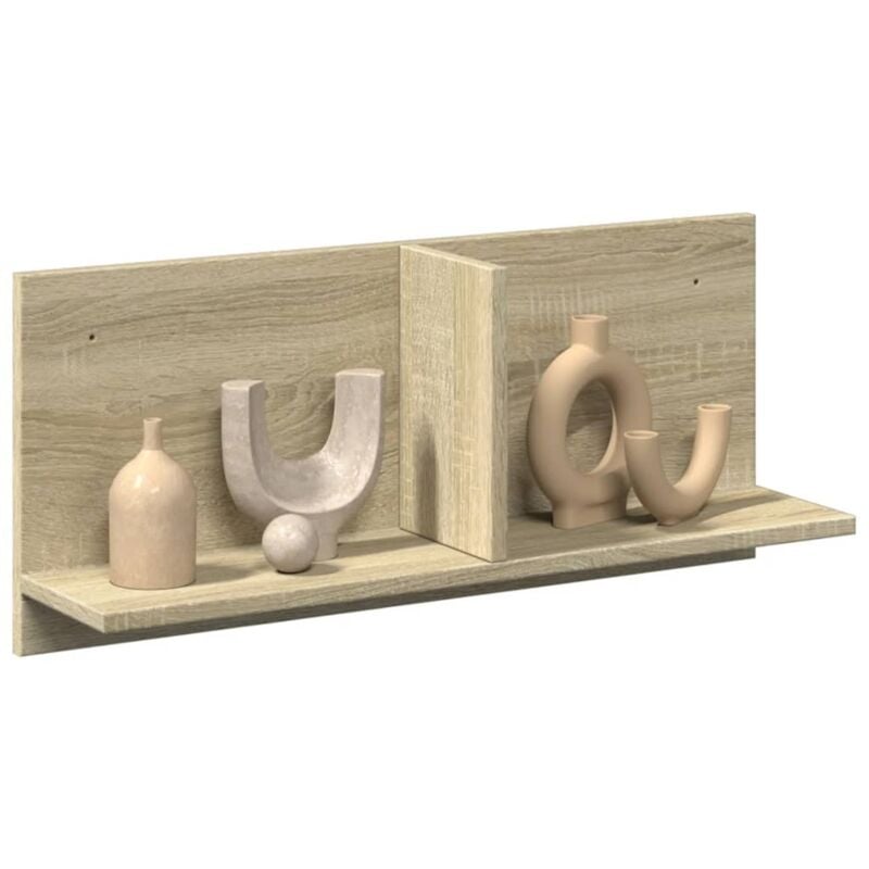 vidaXL Armoire murale 70x16,5x30 cm chêne sonoma bois d'ingénierie