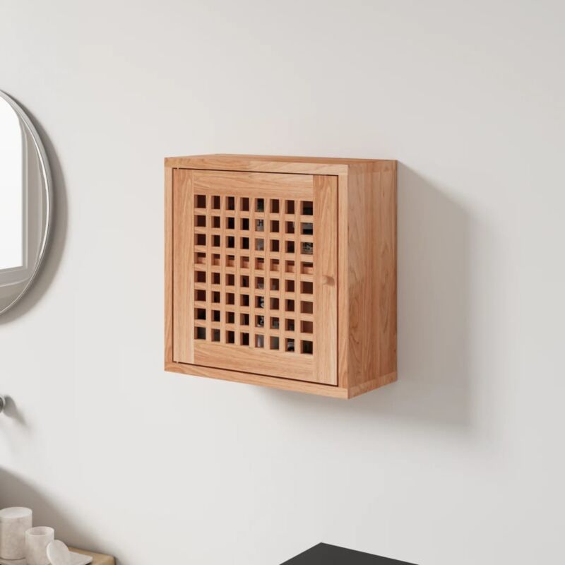 Vidaxl - Armoire murale 42x18x42 cm Bois massif de noyer