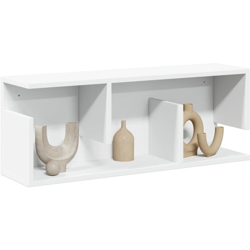 Vidaxl - Armoire murale 80x20x30 cm blanc bois d'ingénierie