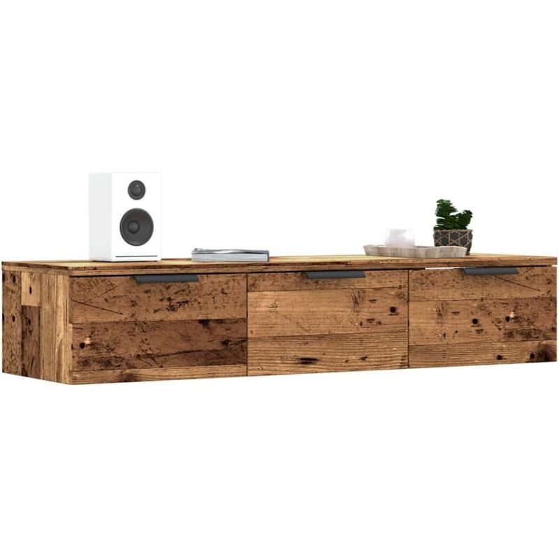 Vidaxl - Armoire murale vieux bois 102x30x20 cm bois d'ingénierie