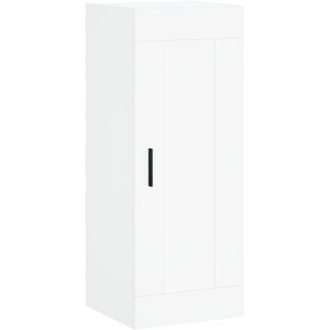 Armoire murale blanc 34,5x34x90 bois d'ingénierie
