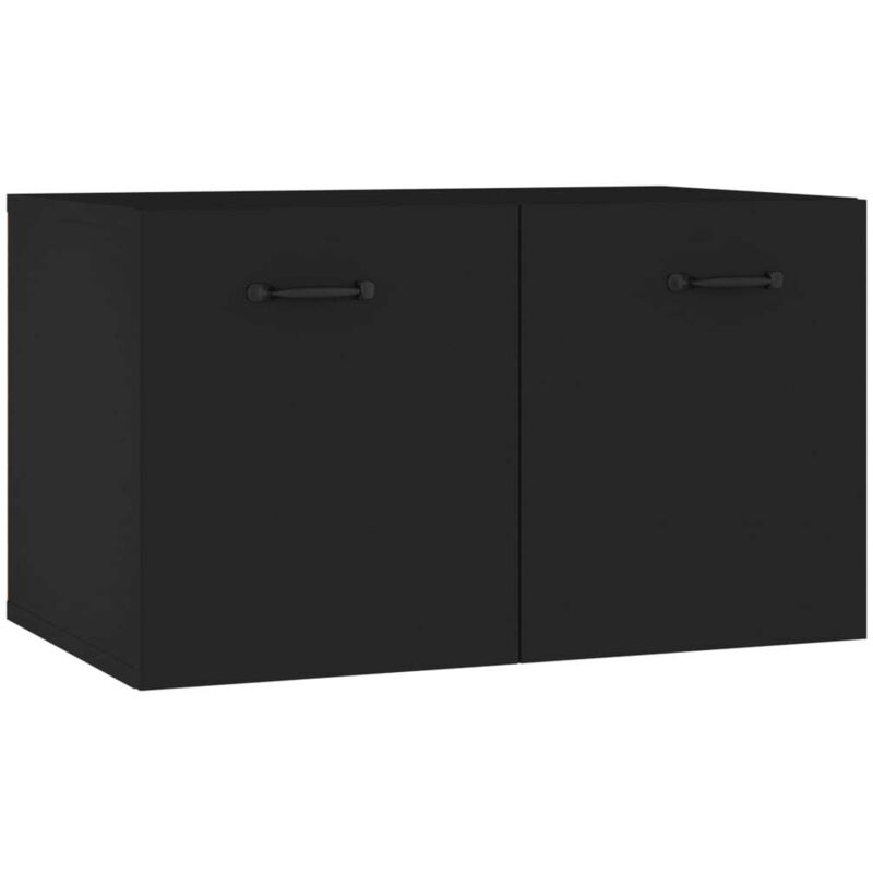 Vidaxl - Armoire murale Noir 60x36,5x35 cm Bois d'ingénierie