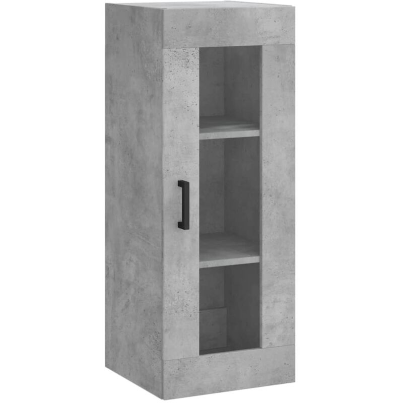 Armoire murale gris béton 34,5x34x90 cm vidaXL