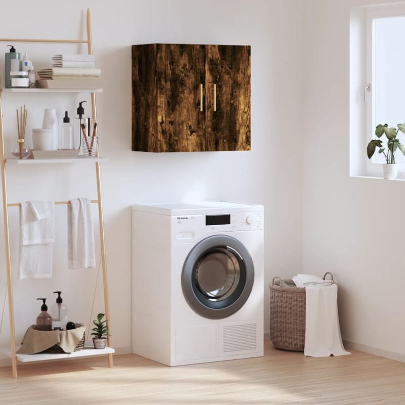 Vidaxl - Armoire murale chêne fumé 60x31x60 cm bois d'ingénierie