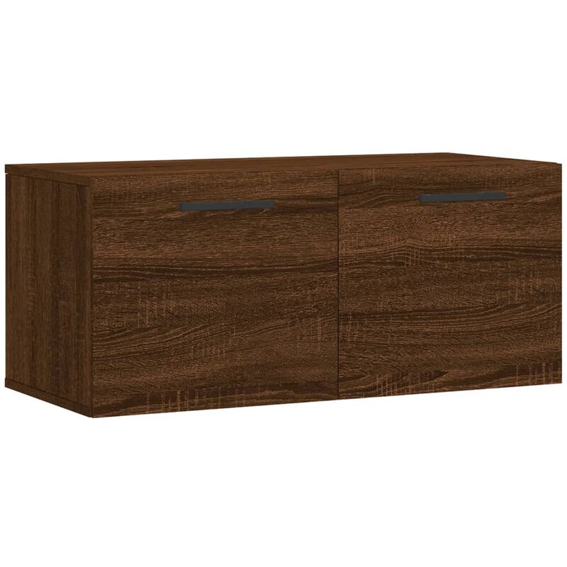 Vidaxl - Armoire murale chêne marron 80x36,5x35 cm bois d'ingénierie