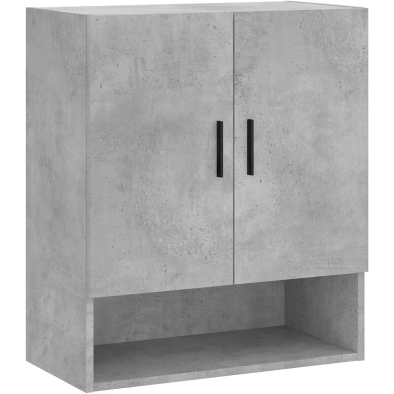 Vidaxl - Armoire murale gris béton 60x31x70 cm bois d'ingénierie