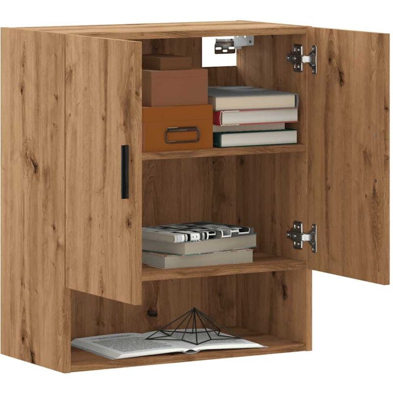 Vidaxl - Armoire murale chêne artisanal 60x31x70 cm bois d'ingénierie