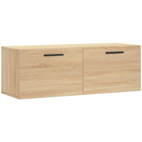 Armoire murale chêne sonoma 100x36,5x35 bois d'ingénierie