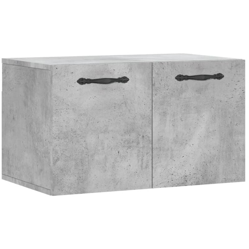 Vidaxl - Armoire murale Gris béton 60x36,5x35 cm Bois d'ingénierie