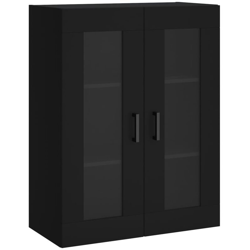 Vidaxl - Armoire murale noir 69,5x34x90 cm