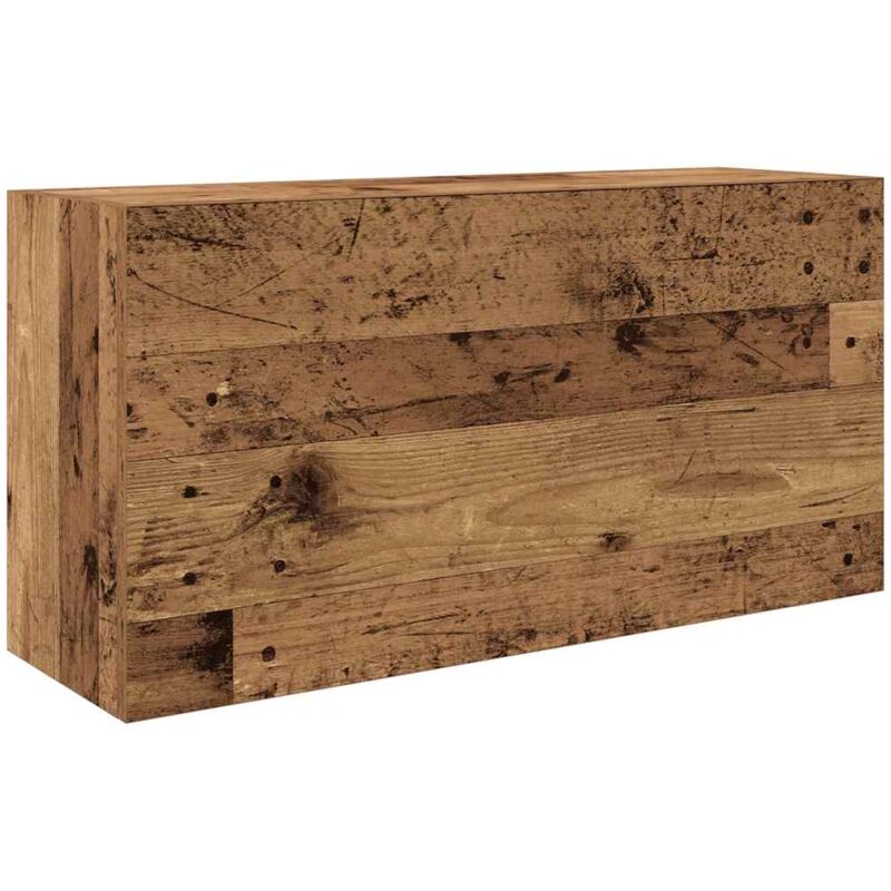 Vidaxl - Armoire murale de bain vieux bois 80x25x40 cm bois d'ingénierie