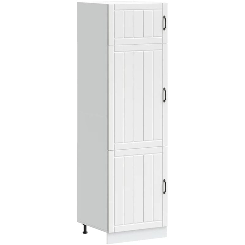 Vidaxl - Armoire de cuisine Lucca blanc bois d'ingénierie