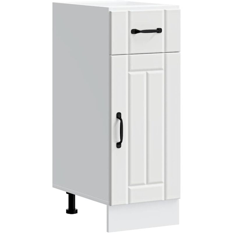 Vidaxl - Armoire de cuisine Lucca blanc bois d'ingénierie