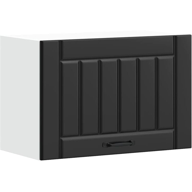 Vidaxl - Armoire murale de cuisine Lucca noir bois d'ingénierie