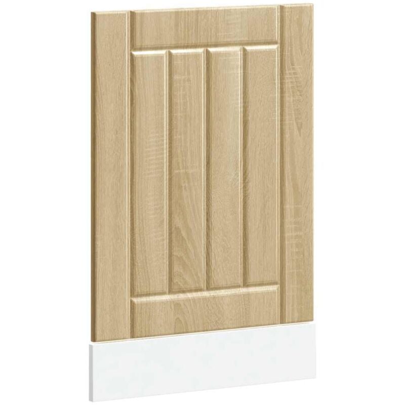 Vidaxl - Panneau de lave-vaisselle Lucca chêne sonoma bois d'ingénierie