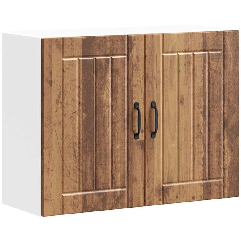Armoire murale de cuisine Lucca vieux bois bois ingénierie vidaXL