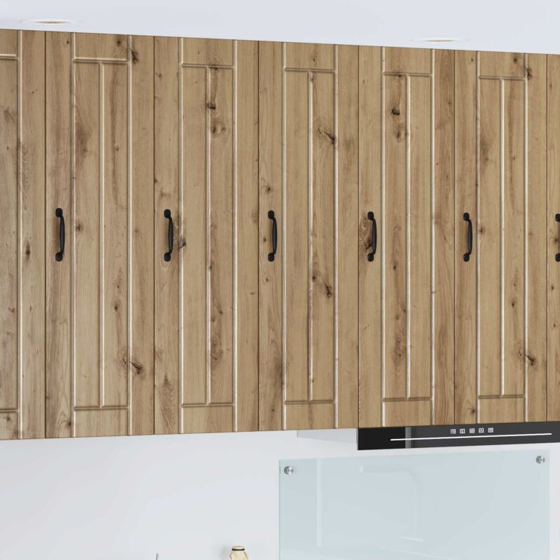 Vidaxl – Armoire de cuisine chêne artisanal 30 x 31 x 100 cm – Avec 2 étagères – Meuble mural pour rangement intérieur – Design moderne