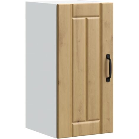 Armoire murale de cuisine Lucca-Meuble de cuisine murale-Meuble suspendu de rangement chêne artisanal bois ingénierie 557471