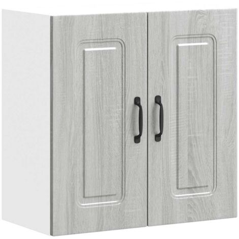 Armoire murale de cuisine  Meuble de cuisine Kalmar sonoma gris bois d'ingénierie
