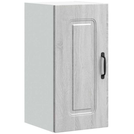 Armoire murale de cuisine  Meuble de cuisine Kalmar sonoma gris bois d'ingénierie