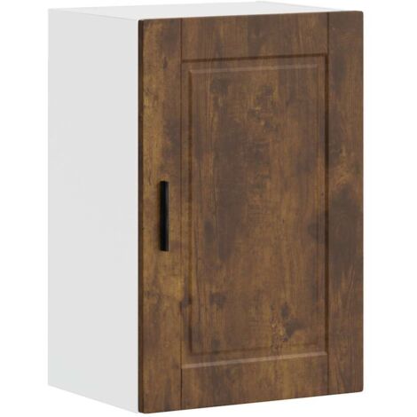 Armoire murale de cuisine  Meuble de cuisine Porto chêne fumé bois d'ingénierie