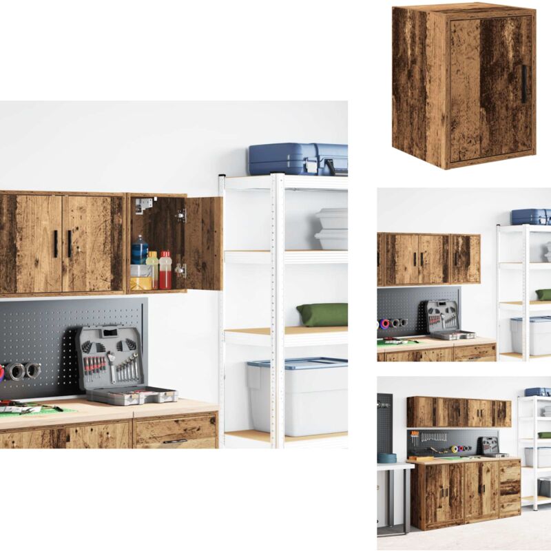 Vidaxl - Armoire murale de garage vieux bois bois d'ingénierie - Armoire Murale De Garage - Armoires Murales De Garage - Armoire - Armoire De